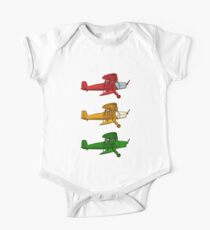 Three vintage biplanes One Piece - Short Sleeve