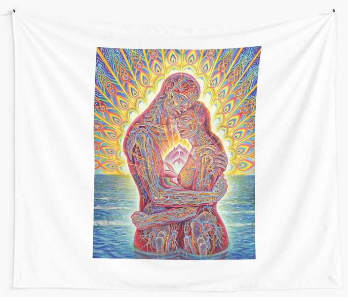 alex grey my love wall tapestries by shawana j solis solis redbubble
