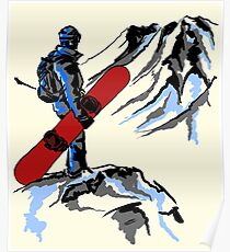 Snowboarding Poster