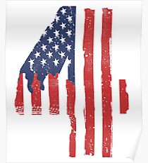 4th Of July Shirt for Women, Men and Kids Poster