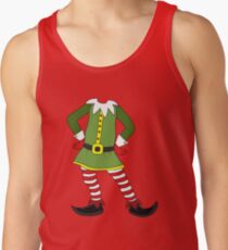 Elf Costume for Carnaval Christmas Halloween Party Tank Top