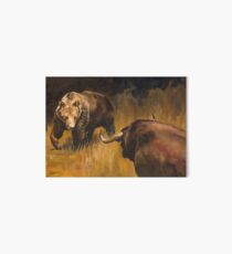 Bear Vs Bull Art Board