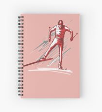 cross-country skiing Spiral Notebook