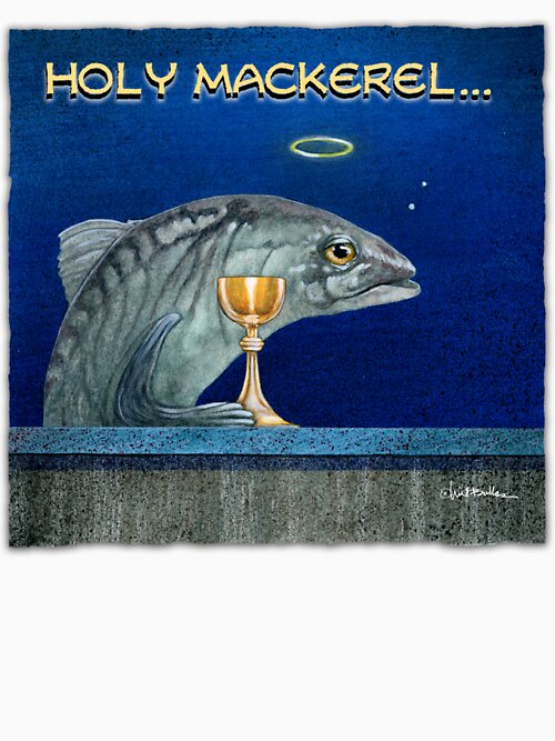 Item preview, holy mackerel... designed and sold by Will Bullas Studio.