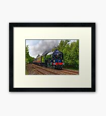 Tornado Steam Train Framed Print
