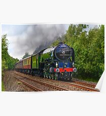 Tornado Steam Train Poster