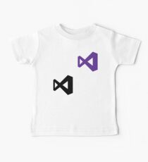 Visual Studio Logo 2017 - x2 (Purple & Black) Baby Tee
