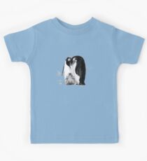 Emperor penguin family Kids Tee