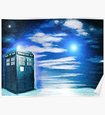 Lonely Tardis Poster