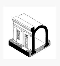 N is for Neoclassicism Photographic Print
