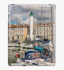 View of yachts in the old port, La Rochelle France iPad Case/Skin