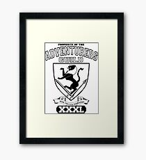 Xcrawl Adventurers Guild Framed Print