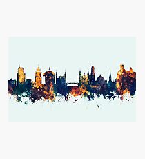 Ljubljana Solvenia Skyline Photographic Print