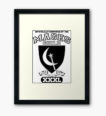Xcrawl Mages Guild Framed Print