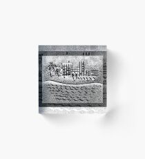 Touristic Paradise Acrylic Block