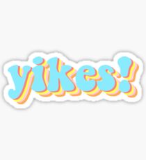 yikes Aufkleber Sticker