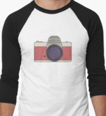 Retro Camera Men's Baseball ¾ T-Shirt
