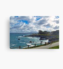 Morning Walk - Pacific Grove, CA Canvas Print