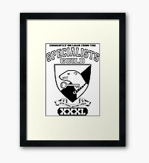 Xcrawl Specialists Guild Framed Print
