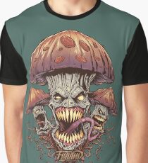Evil Mushroom Graphic T-Shirt