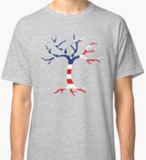 American Flag Willow Tree Classic T-Shirt