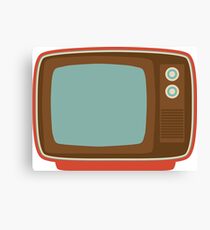 Retro Television Canvas Print
