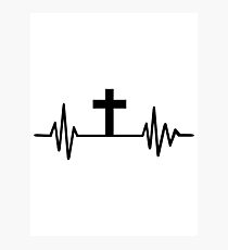 Cross Jesus frequency Photographic Print
