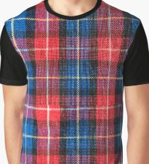 Plaid Pattern Graphic T-Shirt