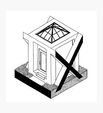 X is for Structural Expressionism Photographic Print
