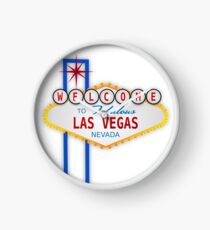 Welcome To Fabulous Las Vegas Sign Clock