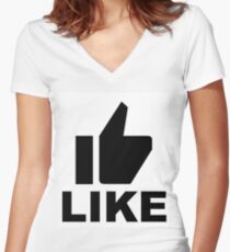 Shirt & Hoodies Women's Fitted V-Neck T-Shirt