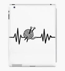 Knitting frequency iPad Case/Skin