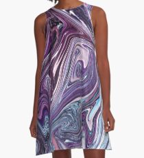 Marmor eins A-Linien Kleid
