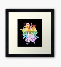 Floral Pride Framed Print