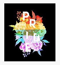 Floral Pride Photographic Print