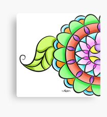 Mandala floral multicolor Metal Print