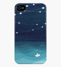 Garland of stars, teal ocean iPhone 4s/4 Case