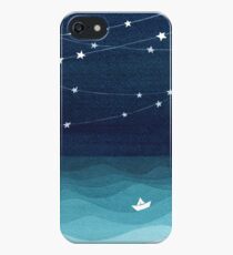 Garland of stars, teal ocean iPhone SE/5s/5 Case