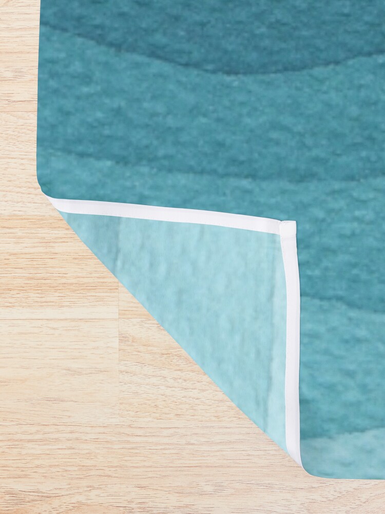Alternate view of Garland of stars, teal ocean Shower Curtain