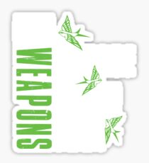 My Weapons - Tongue, Brain, Fart | Funny Unisex Design Sticker
