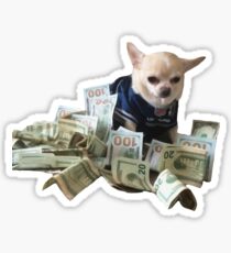 Money Dog Sticker