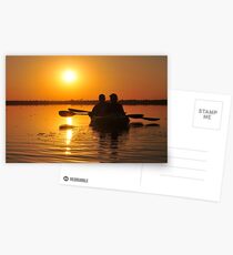 Kayakers on Lake Drummond Postcards