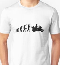Motorcycle Cruiser Rider Evolution Unisex T-Shirt