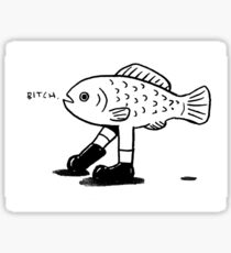 Fish with legs Sticker