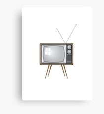 Retro TV Canvas Print