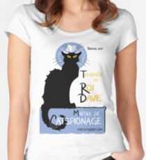 King Dave, Maitre de Catspionage Women's Fitted Scoop T-Shirt