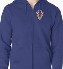 Kroatiens Nationalmannschaft Hoodie mit Reißverschluss