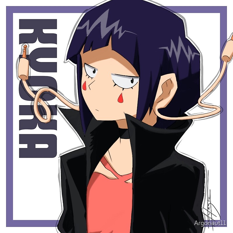 "Kyoka Jiro Earphone Jack" by Argonaut11 Redbubble