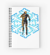 Cross-country skiing Spiral Notebook