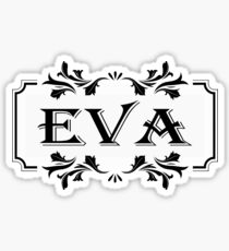 Frame Name Eva Sticker
